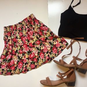 Forever 21 flower skirt. SOLD